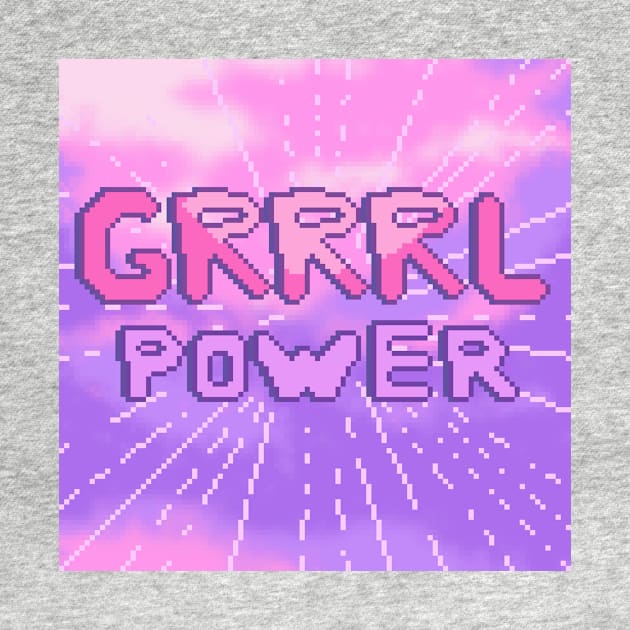 Pixel GIRL POWER by bhawanie